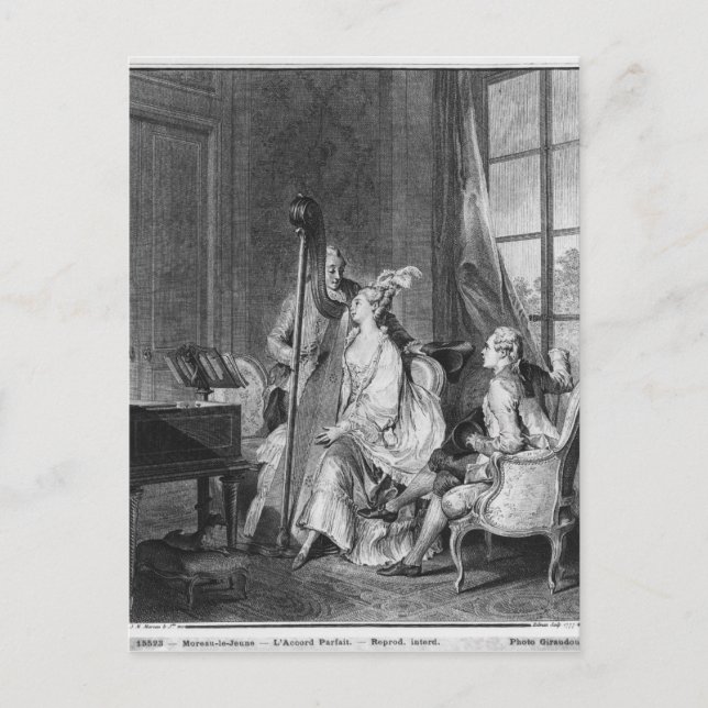 Der perfekte Akkord Postkarte (Vorderseite)