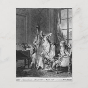 Der perfekte Akkord Postkarte