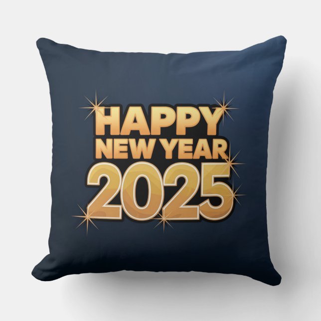 Der perfekte Akzent für den Start des neuen Jahres Kissen (Vorderseite)