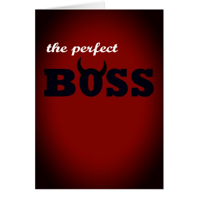 Der perfekte Boss Funny Devil Horns (Vorne)
