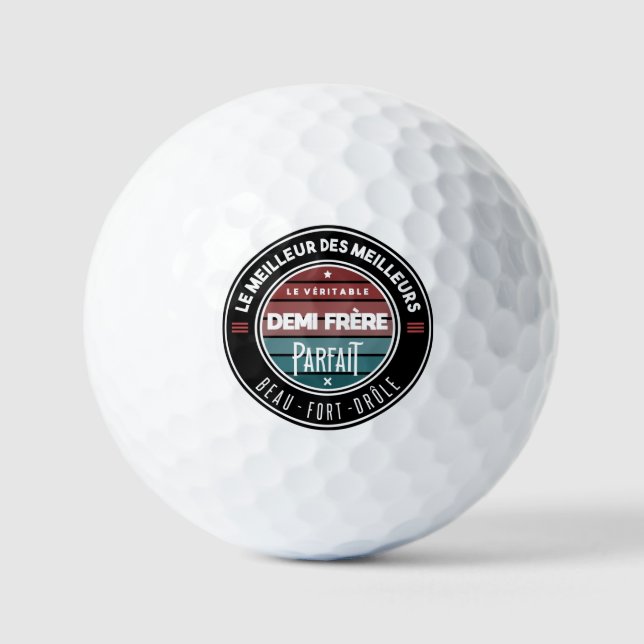 Der perfekte Halbbruder Golfball (Vorderseite)