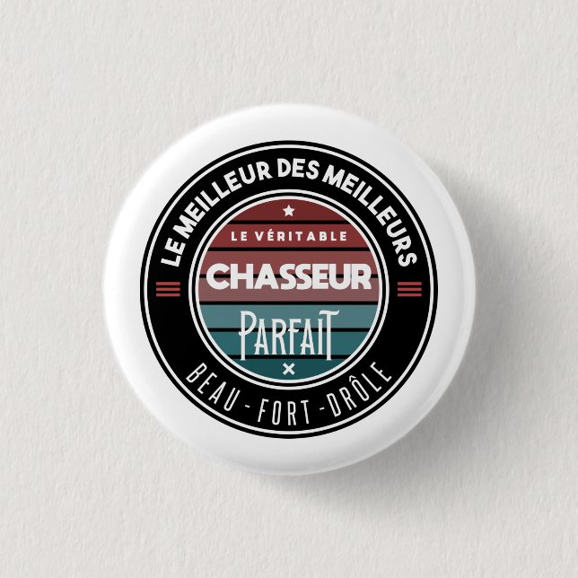 Der perfekte Jäger Button (Vorderseite)