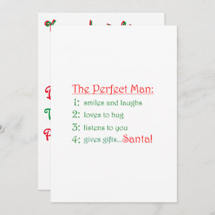 Der perfekte Mann Einladung