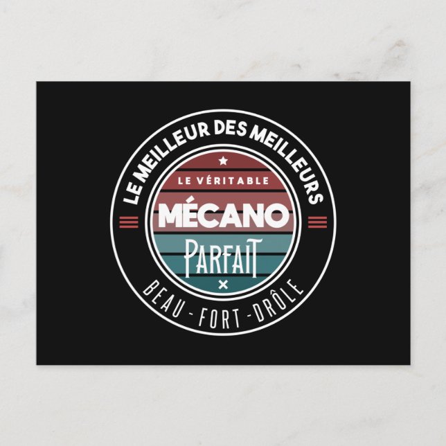 Der perfekte Mechaniker Postkarte (Vorderseite)