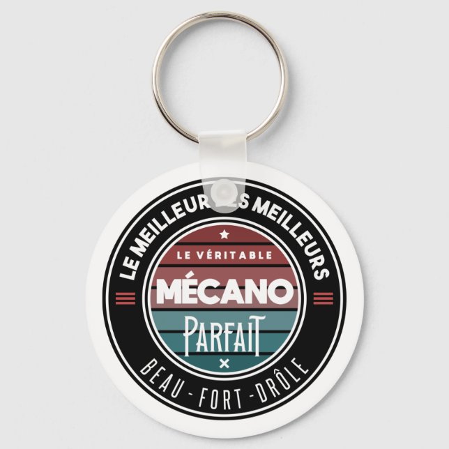 Der perfekte Mechaniker Schlüsselanhänger (Vorderseite)