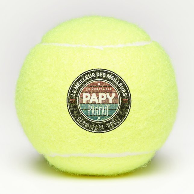 Der perfekte Opa Tennisbälle (Vorderseite)