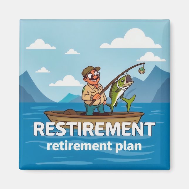 Der perfekte Rentenplan Magnet (Vorne)
