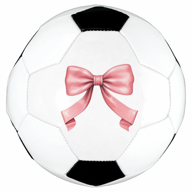 Der perfekte rosa Bow Fußball (Vorderseite)