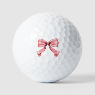 Der perfekte rosa Bow Golfball