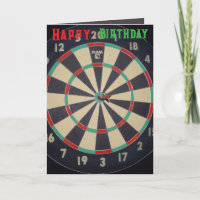 Der perfekte Schuss: Bullseye auf der Tafel,