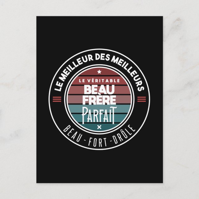 Der perfekte Schwager Postkarte (Vorderseite)