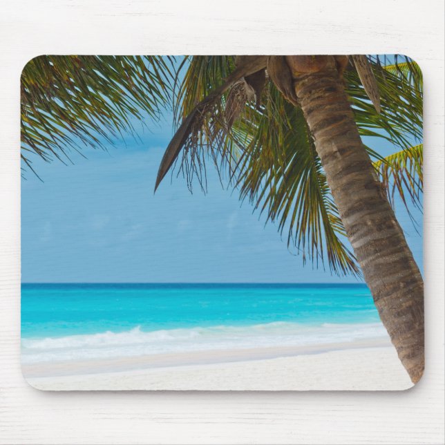 Der perfekte Strand des tropischen Paradise Mousepad (Vorne)