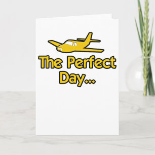 Der perfekte Tag Flugzeug Karte