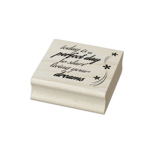 Der perfekte Tag Gummistempel