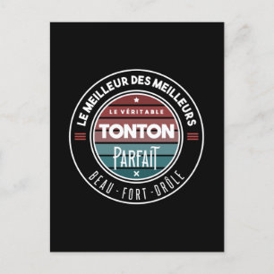 Der perfekte Tonton Postkarte