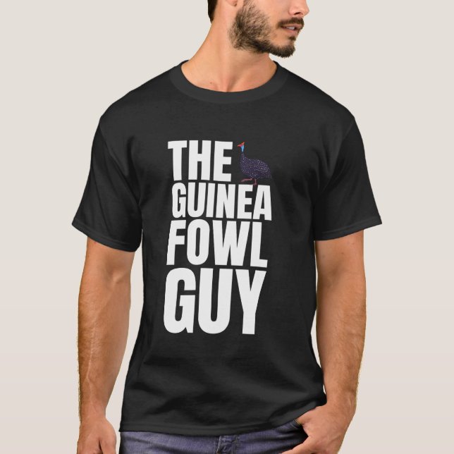Der Perlhuhn-Hühner-Vogel-Typ T-Shirt (Vorderseite)