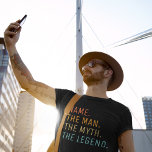 Der personalisierte Name des Mannes der Mythos der T-Shirt<br><div class="desc">Personalisierter Individuelle Name Der Mann der Mythos der Legende 15oz Ehemann Vater Bruder Onkel Vater Geschenk</div>