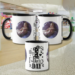 Der personalisierte Vatertag "Mein erster Vatertag Tasse