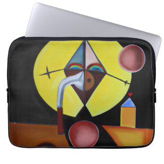 Der Pestarzt - Ölgemälde Laptopschutzhülle