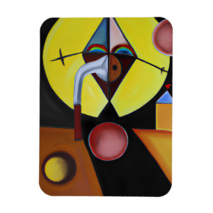 Der Pestarzt - Ölgemälde Magnet