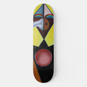 Der Pestarzt - Ölgemälde Skateboard