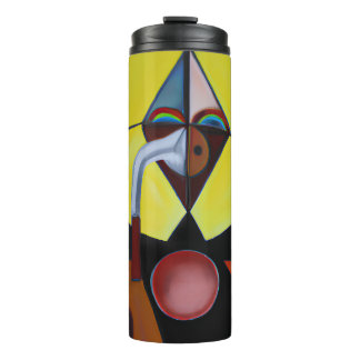 Der Pestarzt - Ölgemälde Thermosbecher