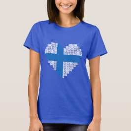 Der Petite T - Shirt der Sisu Herz-Frauen