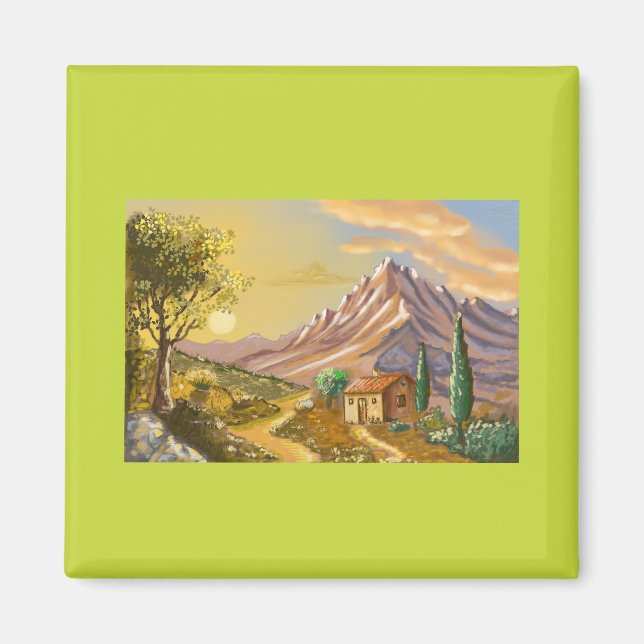 Der Pfad der Hütte Magnet (Vorne)