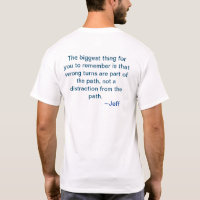 Der Pfad-T - Shirt. Weisheit vom unendlichen Jeff