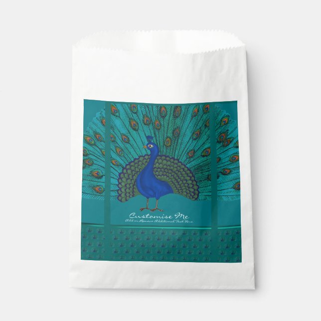 Der Pfau Geschenktütchen (Vorderseite)