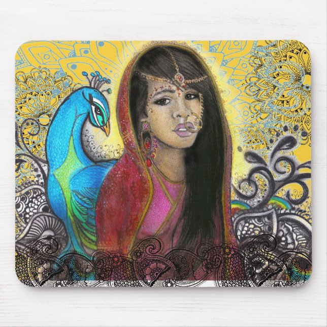 Der Pfau, mousepad (Vorne)