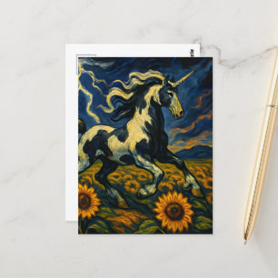 Der Pfeffer vereint sich in einem Sturm Postkarte