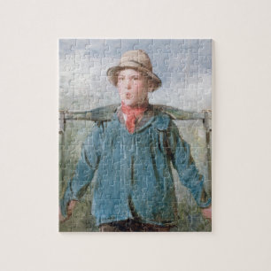 Der pfeifende Landarbeiter, 19. Jahrhundert (w/c Puzzle