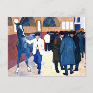 Der Pferdemart Postkarte