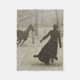 Der Pferdetrainer von Felix Thiollier 1899 Fleecedecke