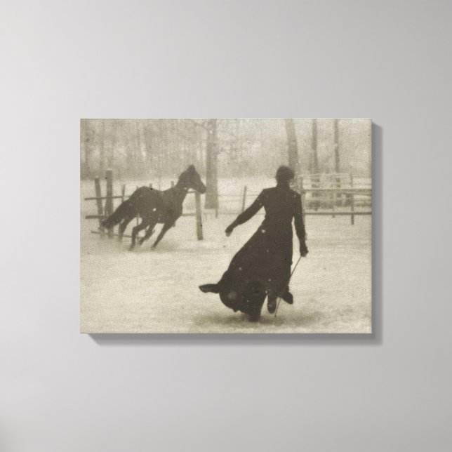 Der Pferdetrainer von Felix Thiollier 1899 Leinwanddruck (Vorderseite)