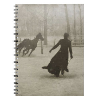 Der Pferdetrainer von Felix Thiollier 1899 Notizblock