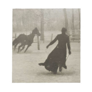 Der Pferdetrainer von Felix Thiollier 1899 Notizblock