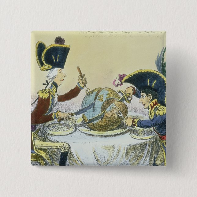 Der Pflaumenpudding in Gefahr, 1805 Button (Vorderseite)