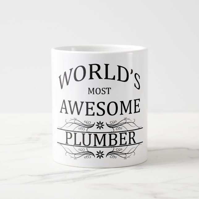 Der Phantastischste Klempner der Welt Jumbo-Tasse (Vorderseite)