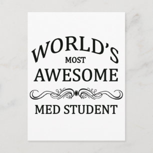 Der Phantastischste Med Student der Welt Postkarte