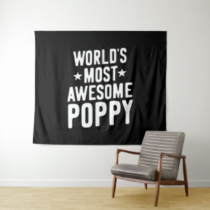 Der Phantastischste Mohn der Welt   Vater Opa Wandteppich
