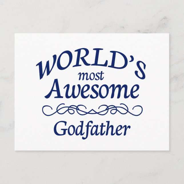 Der Phantastischste Pate der Welt Postkarte (Vorderseite)