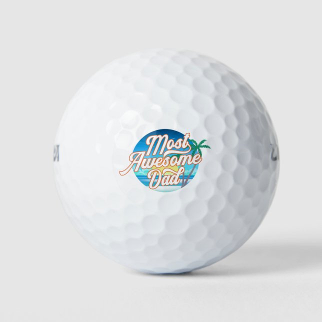 Der Phantastischste Vater Vatertag | Golfplätze Golfball (Vorderseite)