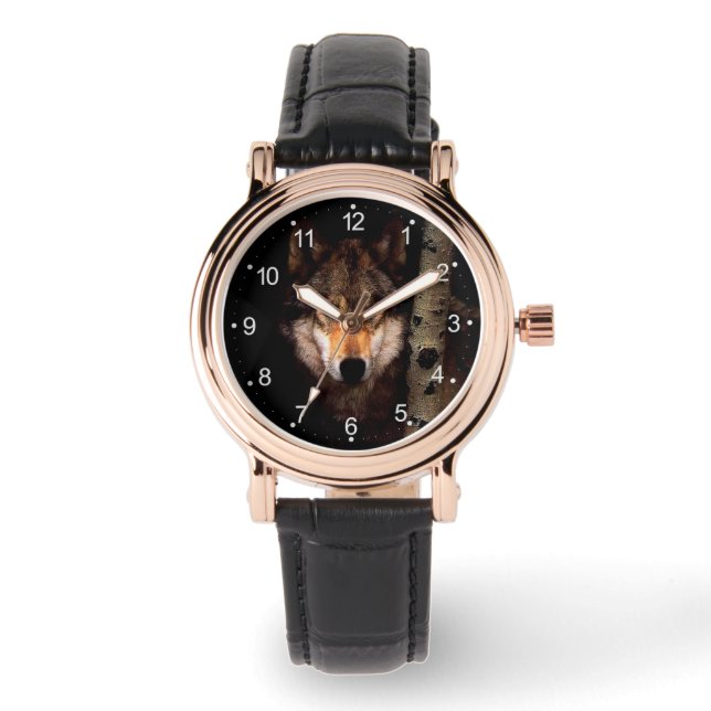 Der Phantom-Wolf Armbanduhr (Vorderseite)