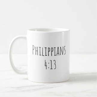 Der Philipper 4:13 Becher Kaffeetasse
