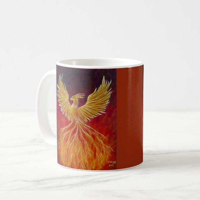 Der Phoenix Tasse (Vorderseite Links)