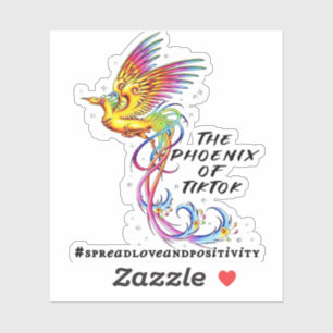 Der Phoenix von Tik Tok Vinyl Decal Aufkleber