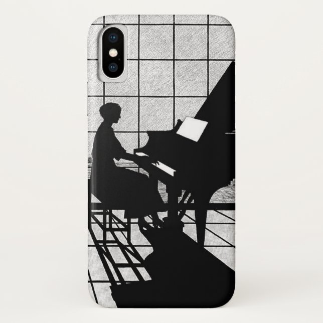 Der Pianist Case-Mate iPhone Hülle (Rückseite)