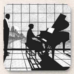 Der Pianist Getränkeuntersetzer